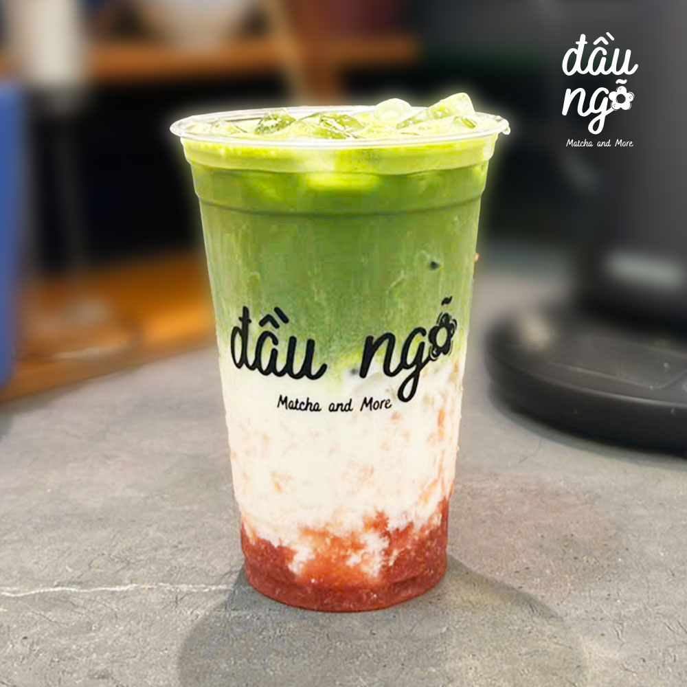 Matcha Latte Dâu