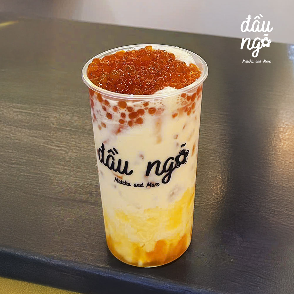 Lục Trà Sữa Xoài (sẵn trân châu mini)